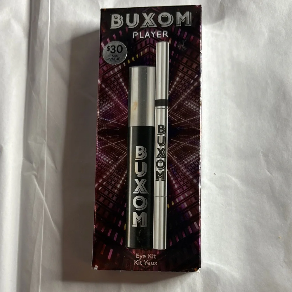 Buxom Player Eye Kit - Black and Silver